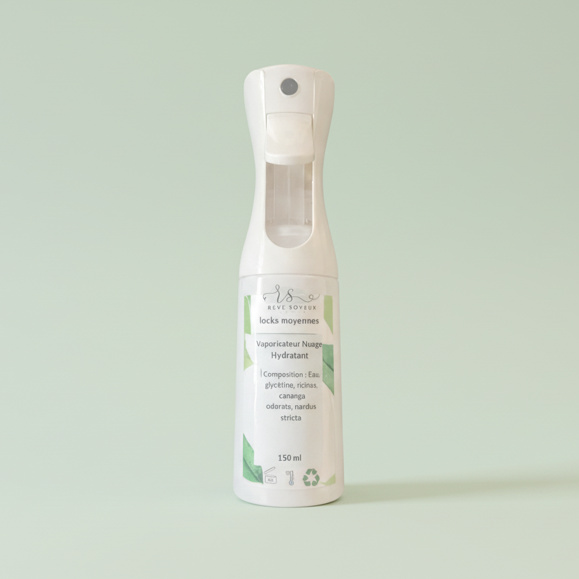 Vaporisateur Nuage Hydratant Locks Moyennes | Rêve Soyeux